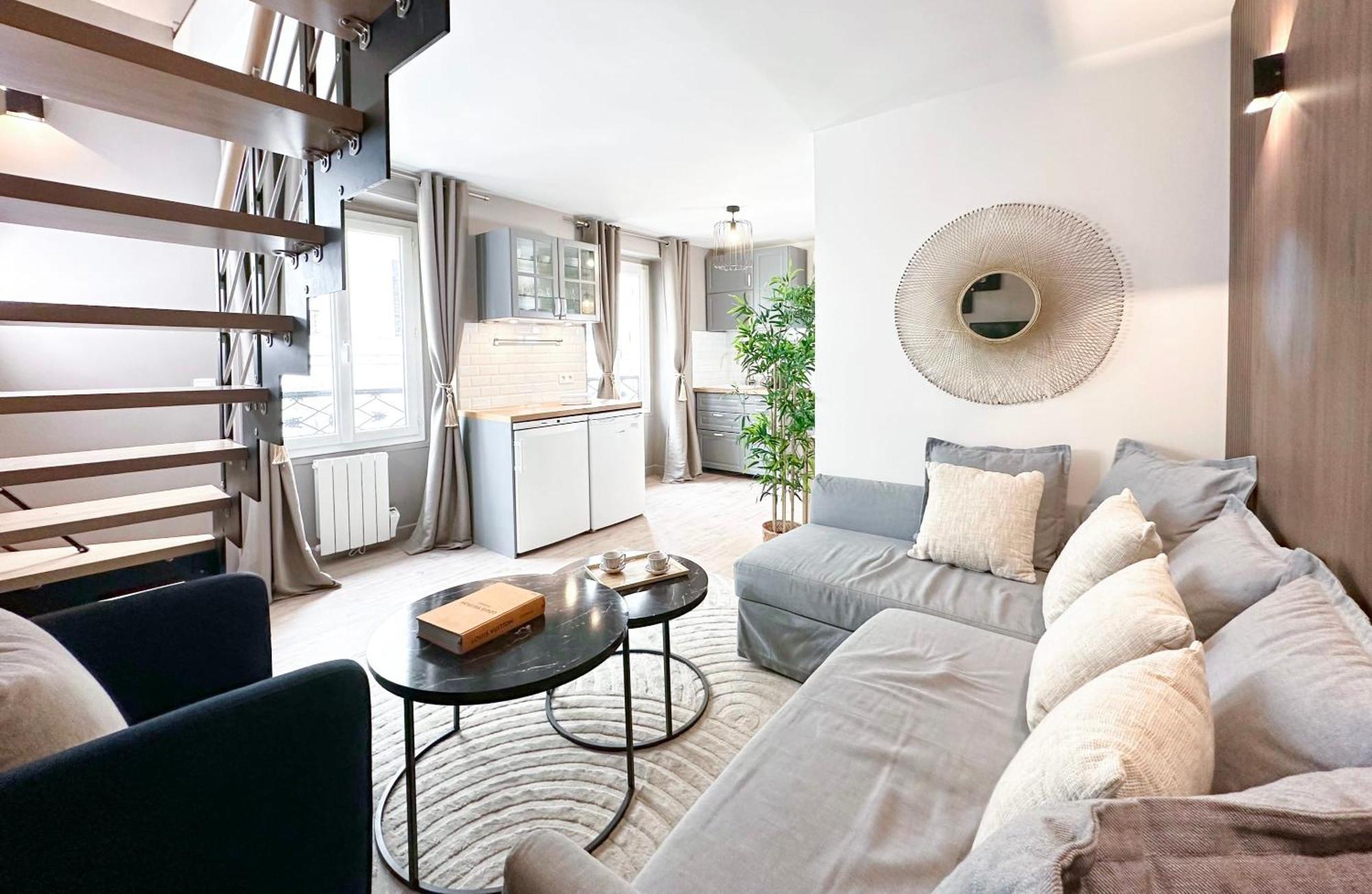 Stylish & Chic Duplex Near Eiffel Tower Lejlighed Paris Eksteriør billede